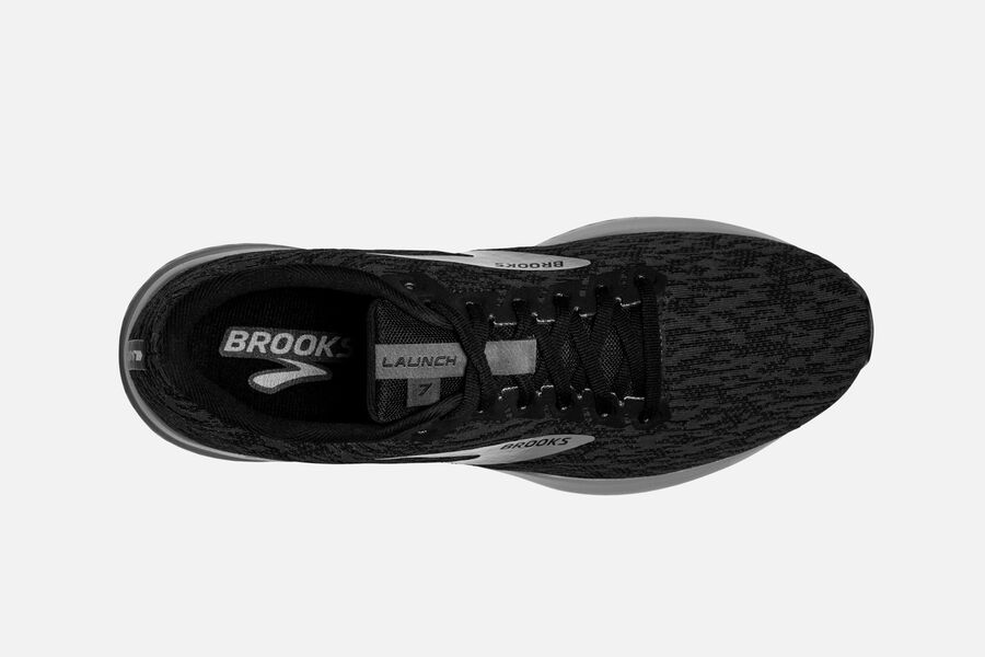 Brooks Launch 7 Road Löparskor Herr - Svarta/Grå - 4937-BHAPW